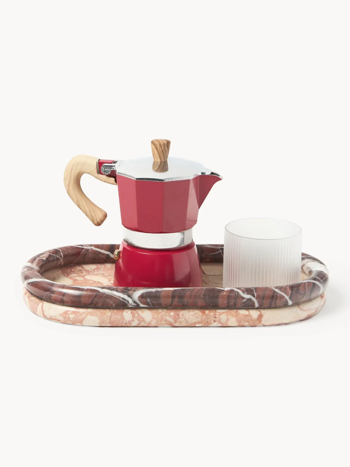 Westwing Collection Bandeja decorativa de mármol Maba