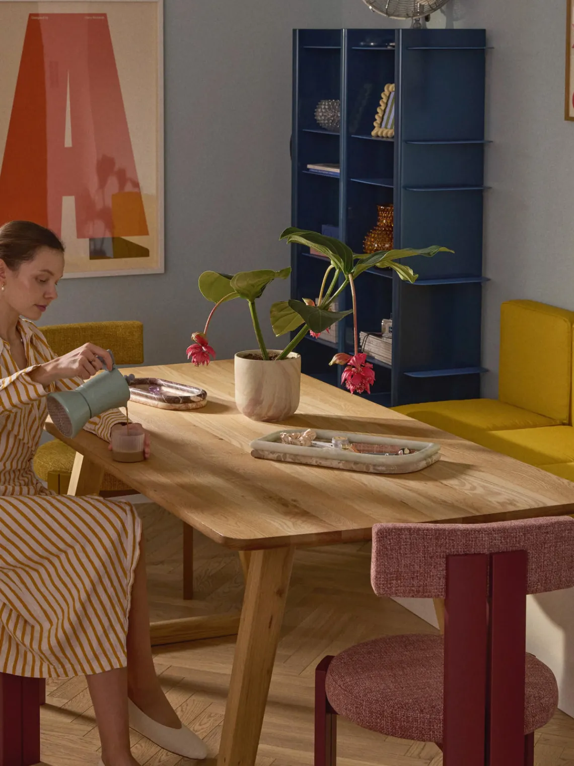 Westwing Collection Bandeja decorativa de mármol Maba