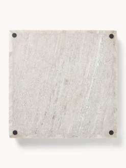 Westwing Collection Bandeja decorativa pequeña de mármol Venice^ Jarrones|Bandejas Decorativas