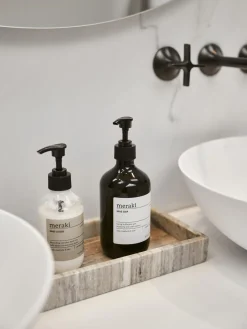 Westwing Collection Bandeja decorativa pequeña de mármol Venice^ Jarrones|Bandejas Decorativas