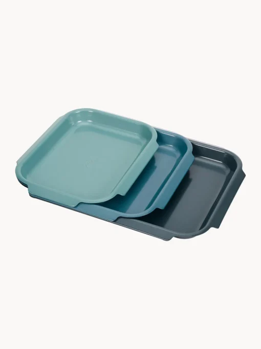 Joseph Joseph Bandejas para hornear con revestimiento antiadherente Nest, 3 uds.