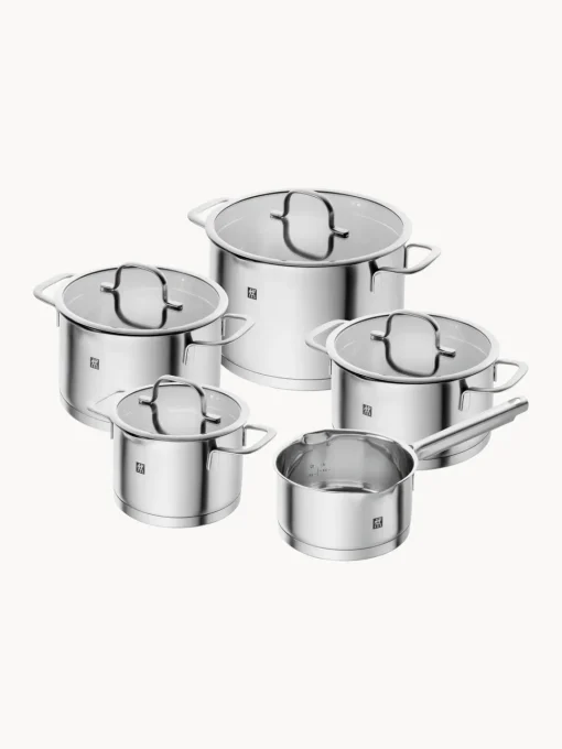 ZWILLING Batería de cocina de acero inoxidable TrueFlow, 5 pzas.