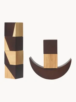 Niños Ferm Living Kids Bloques de construcción de madera de caucho Phase