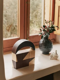 Niños Ferm Living Kids Bloques de construcción de madera de caucho Phase