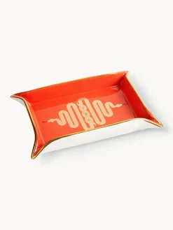 Jonathan Adler Bol de porcelana con oro