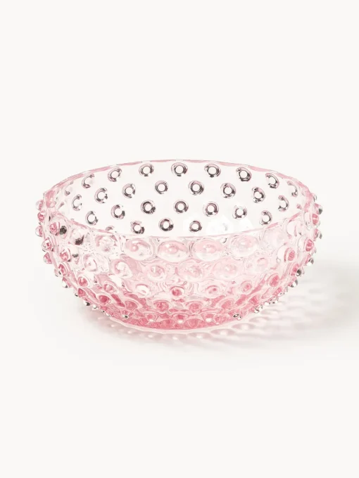 ANNA VON LIPA Bol de vidrio soplado Hobnail^ Boles Y Tazones|Vajillas Completas