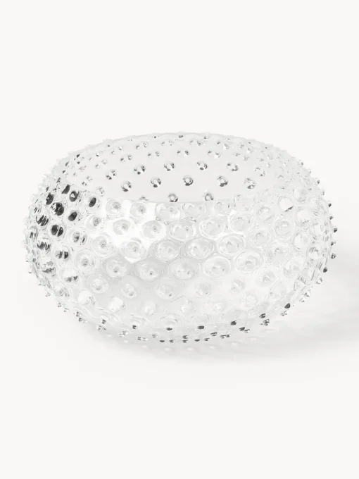ANNA VON LIPA Bol de vidrio soplado Hobnail