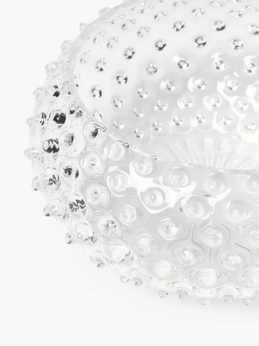 ANNA VON LIPA Bol de vidrio soplado Hobnail