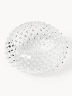 ANNA VON LIPA Bol de vidrio soplado Hobnail