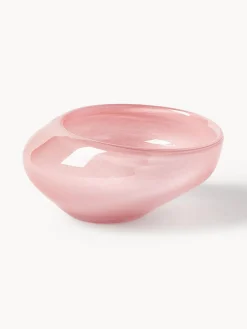 Westwing Collection Bol decorativo artesanal de vidrio Ashley