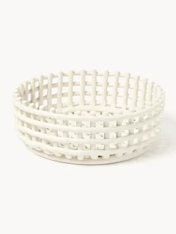 Ferm Living Bol decorativo artesanal de cerámica Centrepiece^ Jarrones|Cuencos Decorativos