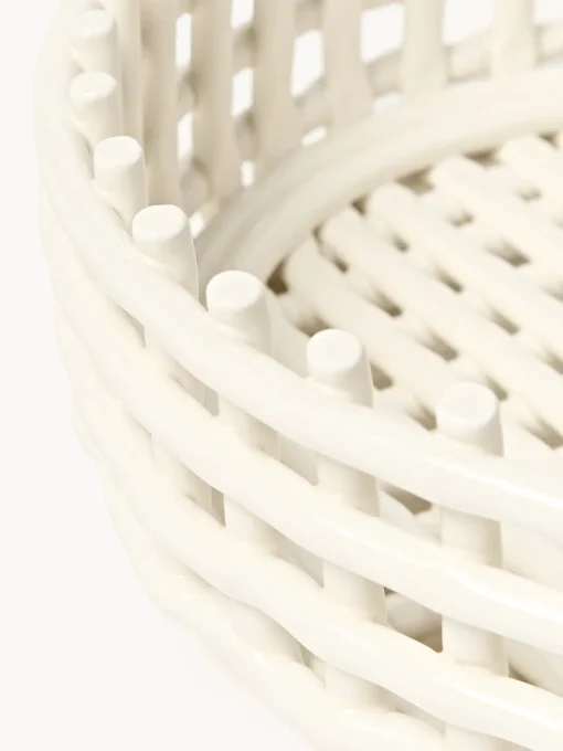 Ferm Living Bol decorativo artesanal de cerámica Centrepiece^ Jarrones|Cuencos Decorativos