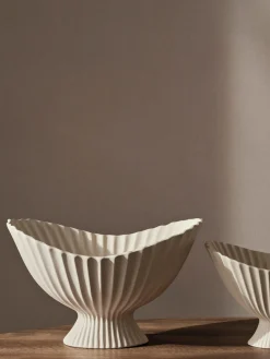 Ferm Living Bol decorativo de gres Fountain, 41 cm^ Jarrones|Cuencos Decorativos