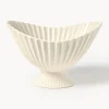 Ferm Living Bol decorativo de gres Fountain, 28 cm