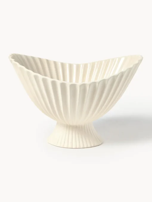 Ferm Living Bol decorativo de gres Fountain, 28 cm