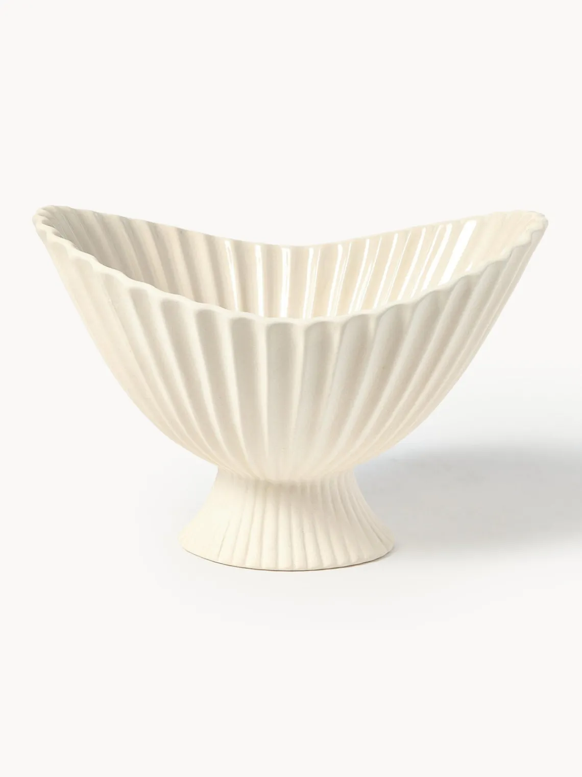 Ferm Living Bol decorativo de gres Fountain, 28 cm