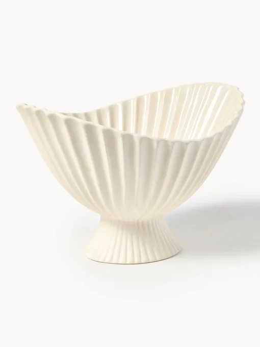 Ferm Living Bol decorativo de gres Fountain, 28 cm