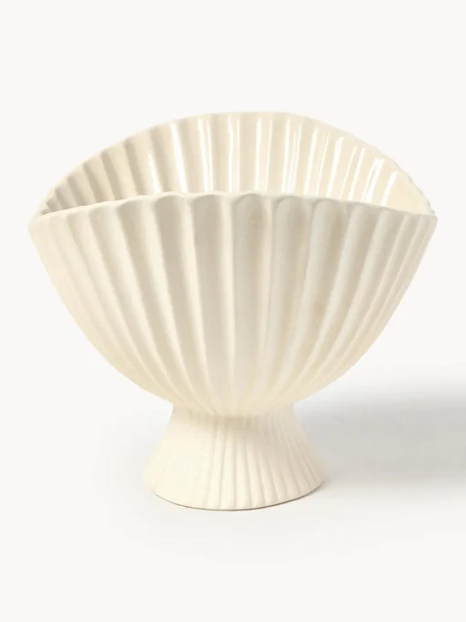 Ferm Living Bol decorativo de gres Fountain, 28 cm