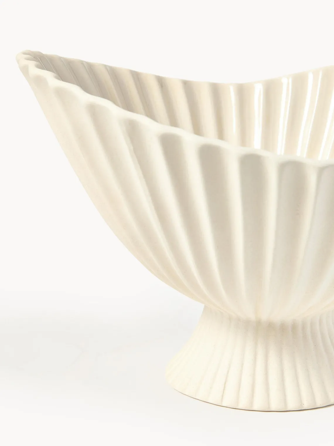 Ferm Living Bol decorativo de gres Fountain, 28 cm