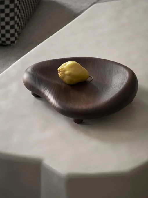 Ferm Living Bol decorativo de madera de fresno Cairn