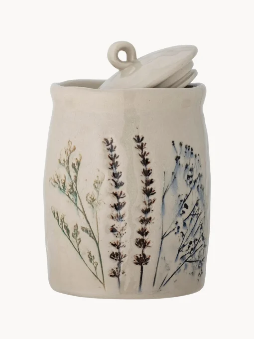 Bloomingville Bote artesanal con motivo de hierba Bea