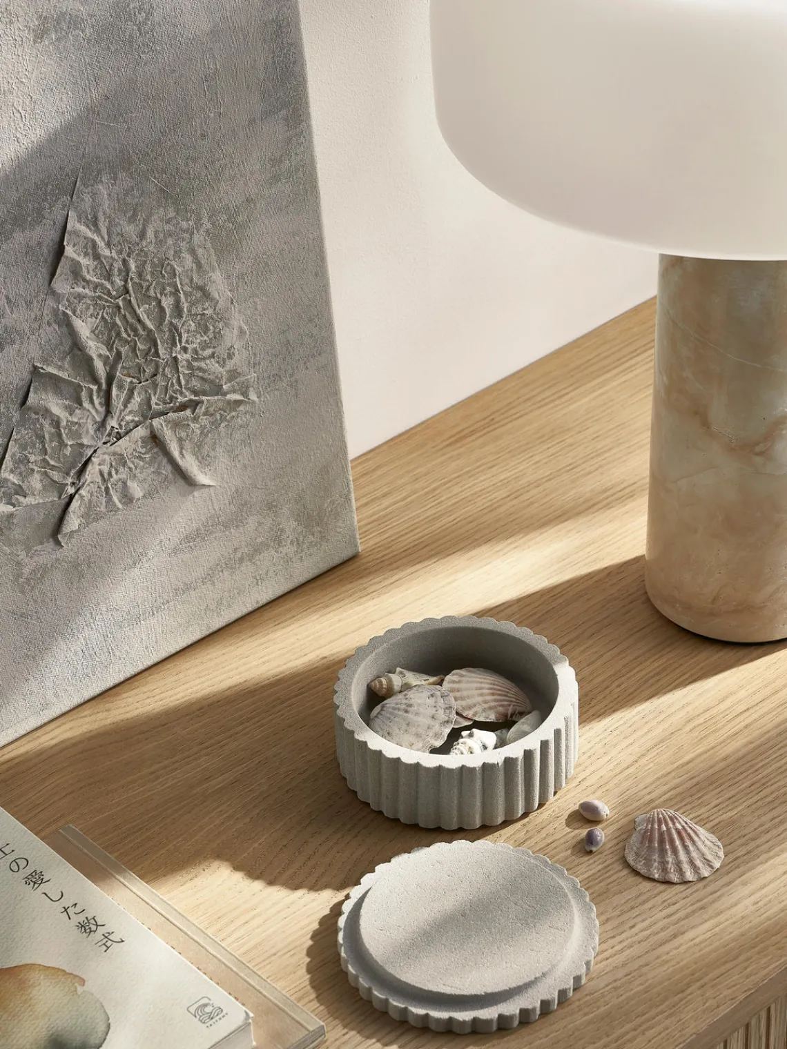 Westwing Collection Bote con tapadera Rita