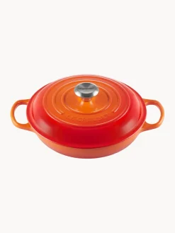 LE CREUSET Cacerola baja de hierro fundido Signature Collection