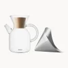 Eva Solo Cafetera de vidrio borosilicato Cary, 2 uds.