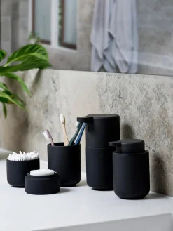 Zone Denmark Caja de almacenamiento con superficie suave al tacto Ume^ Accesorios De Baño|Jarrones
