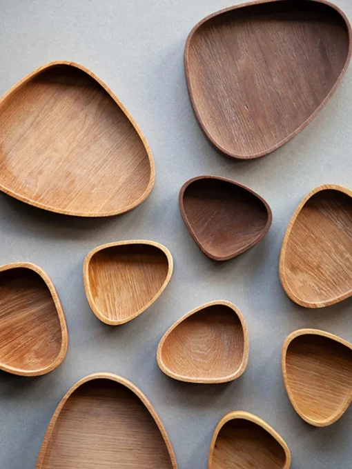 Lind DNA Caja de madera de roble Curve^ Almacenaje De Cocina