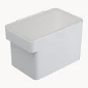 Yamazaki Caja para comida de mascotas con taza medidora Tower, 2 pzas.