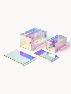 Westwing Collection Cajas de almacenaje Lacy, 2 uds.