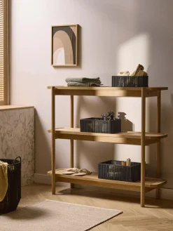 Westwing Collection Cajas de almacenamiento artesanales de cuerda Gabe, 3 uds.^ Cajas De Almacenaje|Jarrones