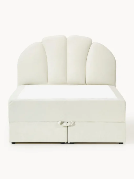 Westwing Collection Cama continental con espacio de almacenamiento Romia