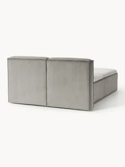Westwing Collection Cama continental de pana Lennon