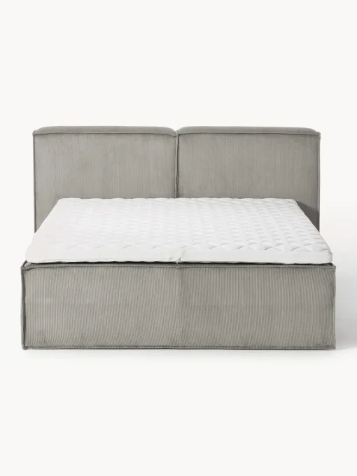 Westwing Collection Cama continental de pana Lennon