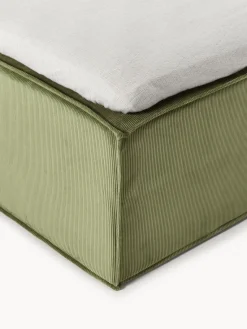 Westwing Collection Cama continental de pana Lennon