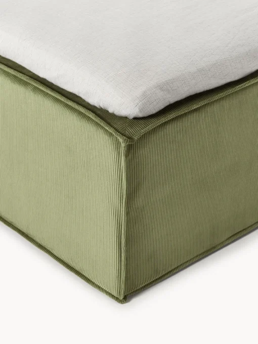 Westwing Collection Cama continental de pana Lennon