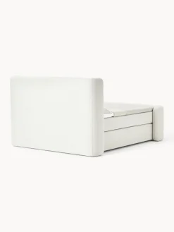 Westwing Collection Cama continental en tejido bouclé Perla^ Camas Continentales|Camas