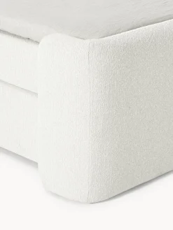 Westwing Collection Cama continental en tejido bouclé Perla^ Camas Continentales|Camas