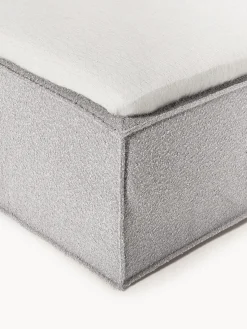 Westwing Collection Cama continental en tejido bouclé Lennon