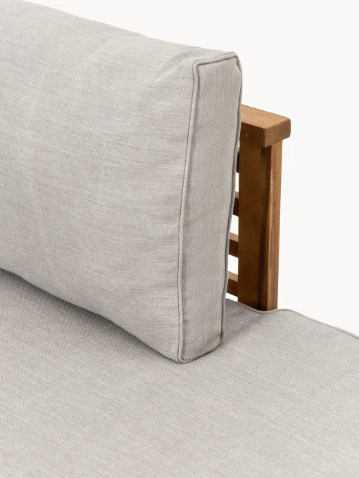 Westwing Collection Cama de jardín de madera de acacia Bo^ Tumbonas|Muebles De Jardín