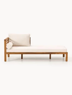 Westwing Collection Cama de jardín de madera de acacia Bo