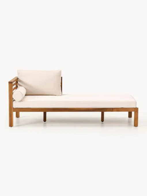Westwing Collection Cama de jardín de madera de acacia Bo
