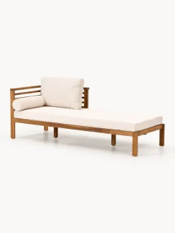 Westwing Collection Cama de jardín de madera de acacia Bo
