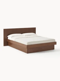 Westwing Collection Cama de madera con cajones y cabecero Sato^ Estructuras De Cama