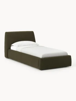 Westwing Collection Cama individual en tejido bouclé Cloud