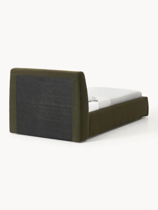 Westwing Collection Cama individual en tejido bouclé Cloud