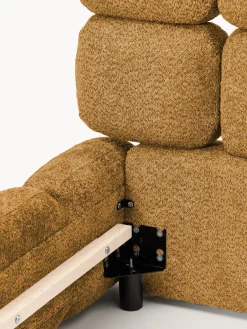 Westwing Collection Cama individual tapizada en borreguillo bouclé Tayla