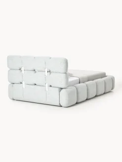 Westwing Collection Cama individual tapizada en borreguillo bouclé Tayla